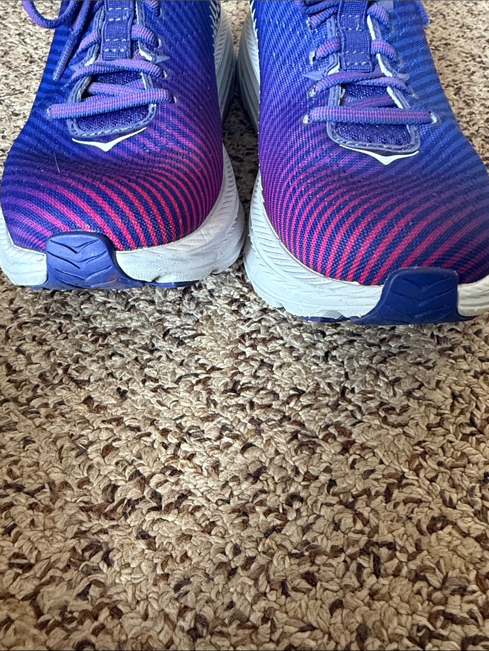 HOKA Rincon Women's Running Shoes - Purple/Pink Gradient - Picture 3 of 5